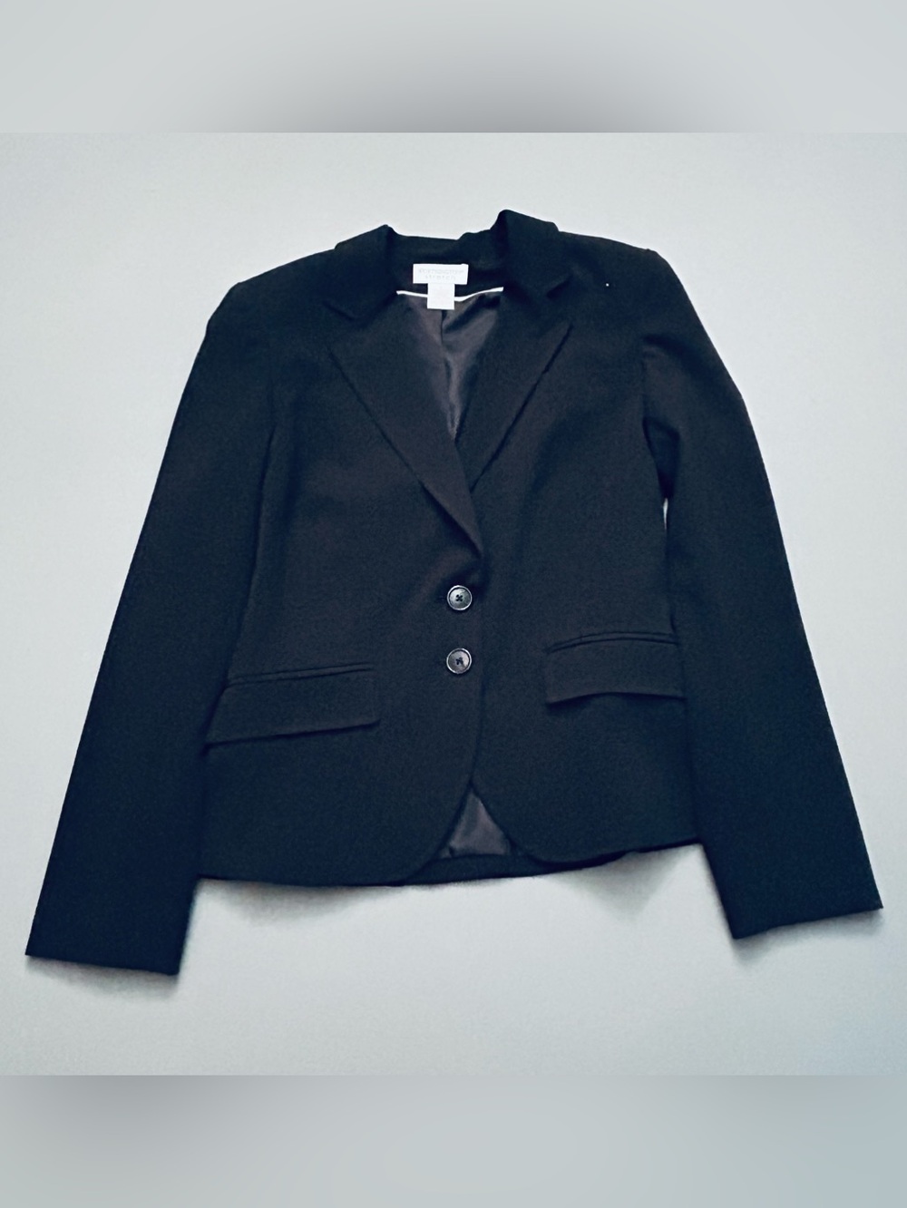 Worthington‎ Preppy Classic Black Two-Button Women's Blazer Office